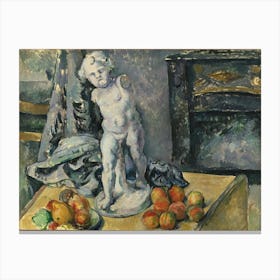 Still Life With Plaster Cupid (1890s), Paul Cézanne Canvas Print