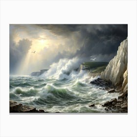 Stormy Seas 2 Canvas Print