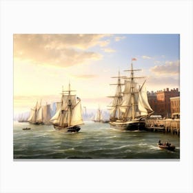 New York Harbor 1 Canvas Print