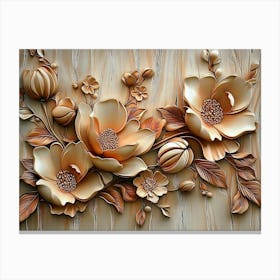 Beautiful Flower 3d Canvas Print