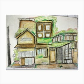House In Japan Canvas Print