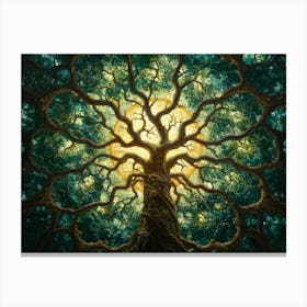 Tree Of Life William Morris Inspired Large Canvas Canvas Print