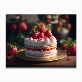 Strawberry Shortcake Canvas Print