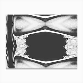 Black And White X-Rays Canvas Print