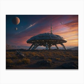 Space Station Canvas Print