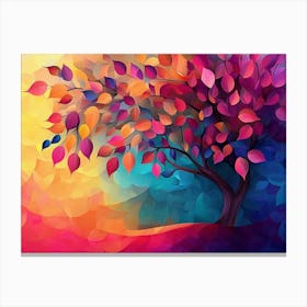 Background Bright Color 1 Canvas Print