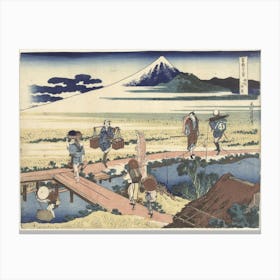 Thirty Six Views Of Mount Fuji, Katsushika Hokusai 2 Canvas Print