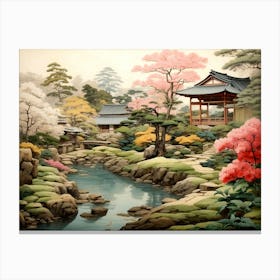 Japanese Garden 5 Canvas Print