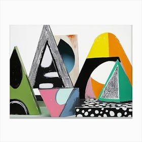 Geometric Shapes 1 Canvas Print