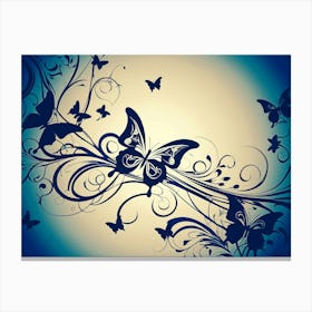 Butterfly Wallpaper 17 Canvas Print