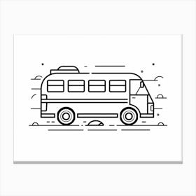 Rv Bus Canvas Print