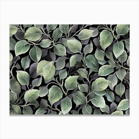 Eucalyptus Leaves 1 Canvas Print