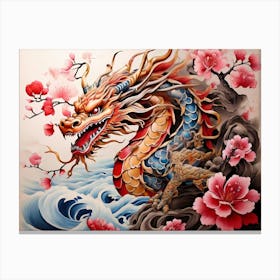 Dragon Painting Canvas Print