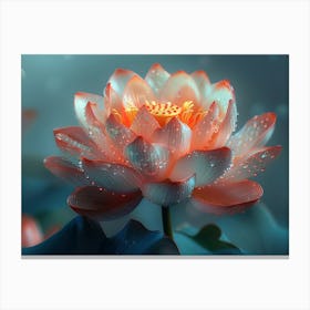 Lotus Flower 4 Canvas Print