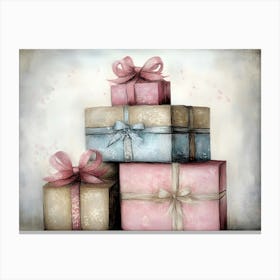 Three Presents 1 Canvas Print