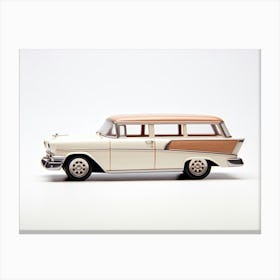 Toy Car 55 Chevy Nomad Neutral Canvas Print