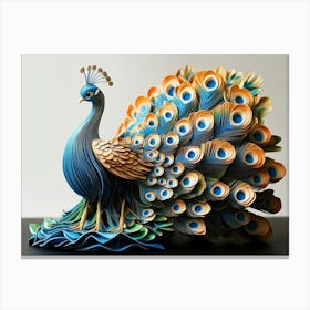 Peacock 46 Canvas Print