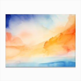 Sunset Elemental 3 Canvas Print