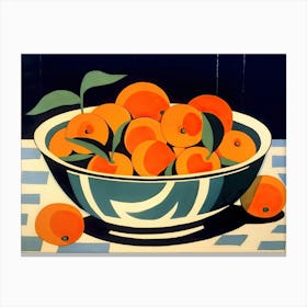 Oranges Cut Out 3 Canvas Print