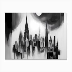 Swaying Cityscape Canvas Print
