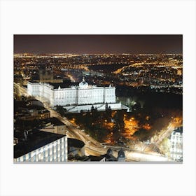 Royal Palace Of Madrid Canvas Print