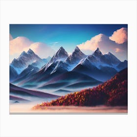 Mountain Landscape 38 Canvas Print