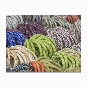 Krobo beads from Ghana Canvas Print