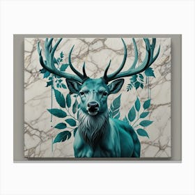 Deer Painting 2 Canvas Print