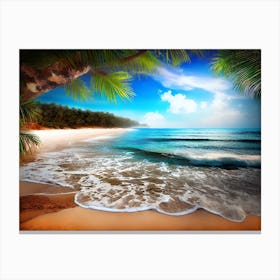 Beach Wallpapers Canvas Print