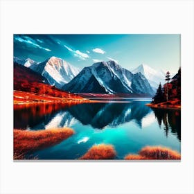 Mountain Lake 36 Canvas Print