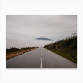 Road In The Clouds, Douro, Portugal Canvas Print