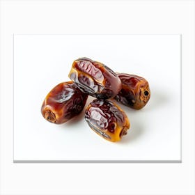 Dates On A White Background 9 Canvas Print