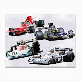 Legends of Formula One: Ronnie Peterson Canvas Print