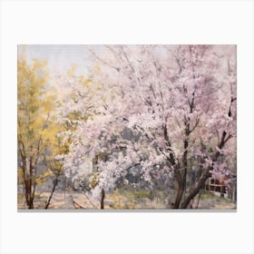 Tree Blossom Vintage Canvas Print