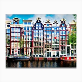 Amsterdam Canals 15 Canvas Print