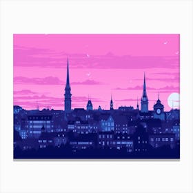 Copenhagen Skyline Canvas Print
