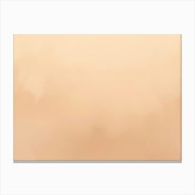 Abstract Beige Watercolor Wash 1 Canvas Print