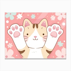 Cat Paw (23) Canvas Print