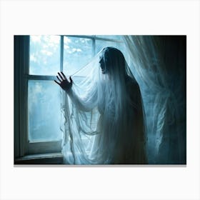 Ghostly Woman 1 Canvas Print