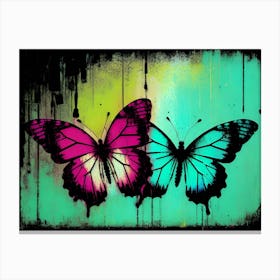 Two Butterflies 2 Canvas Print