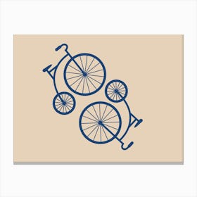 Two Bicycles Canvas Print