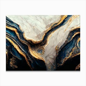 Elegant Marble Painting Canvas Print