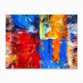 Acrylic Extruded Painting 47 Canvas Print