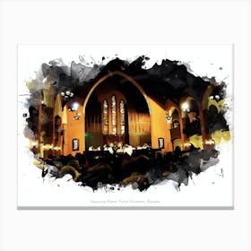 Community Church, French Concession, Shanghai Canvas Print