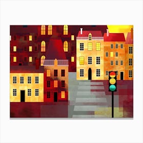 Townscape 1 Canvas Print