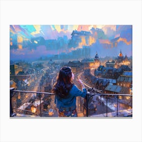 City In The Sky Canvas Print