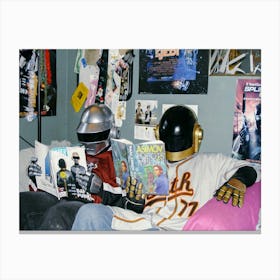 Daft Punk Music Band Canvas Print