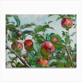 Apples On The Tree Canvas Print