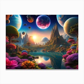 Utopian World 2 Canvas Print