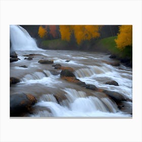 Fall Time Along The Russian River-3 Canvas Print